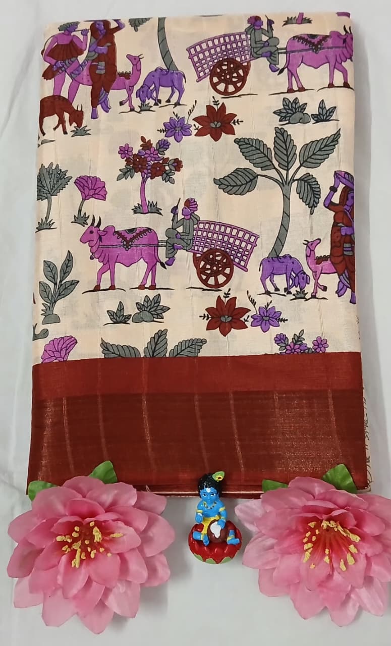 Cotton Office Out Fit Saree