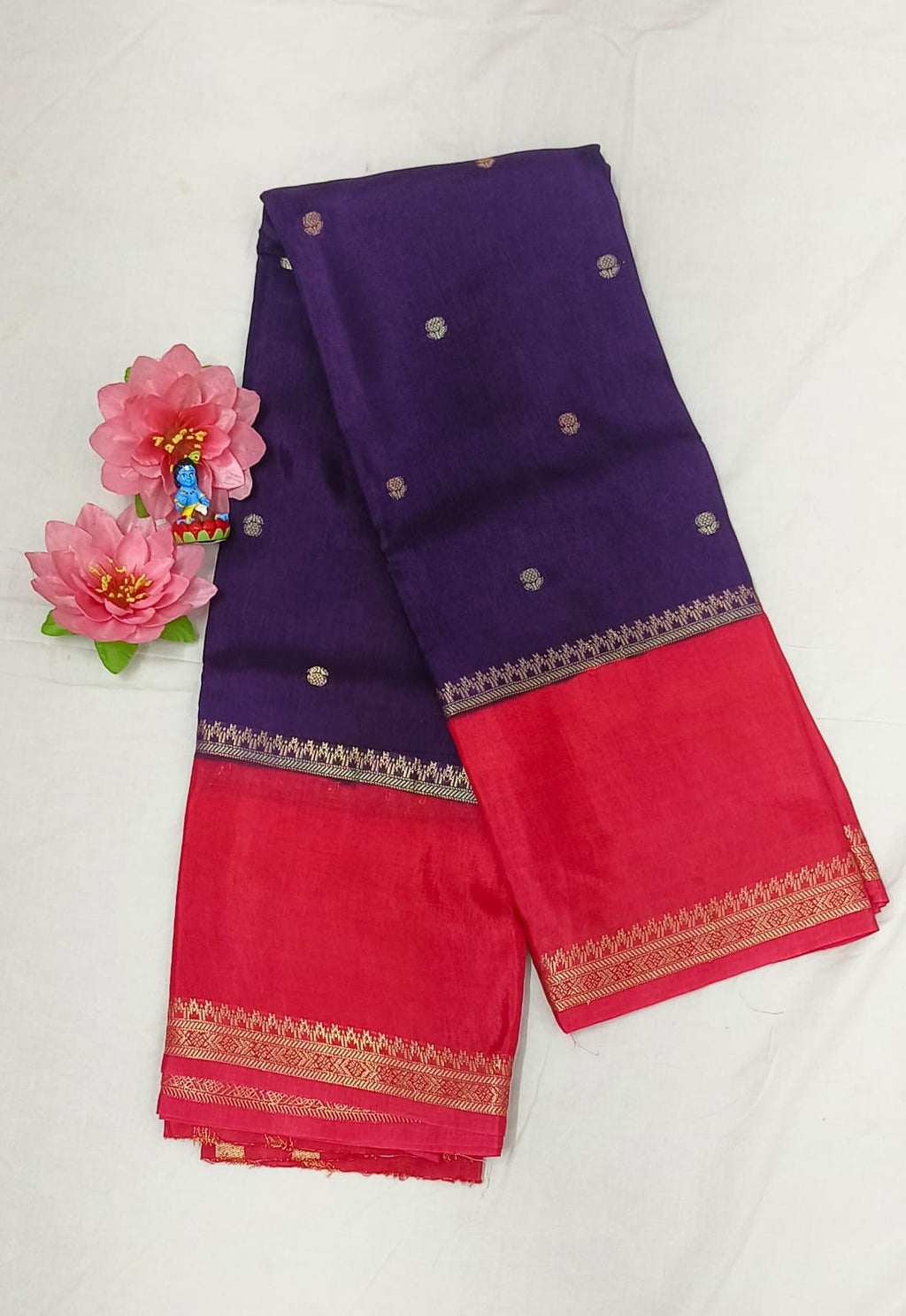 Mysore Crepe Saree