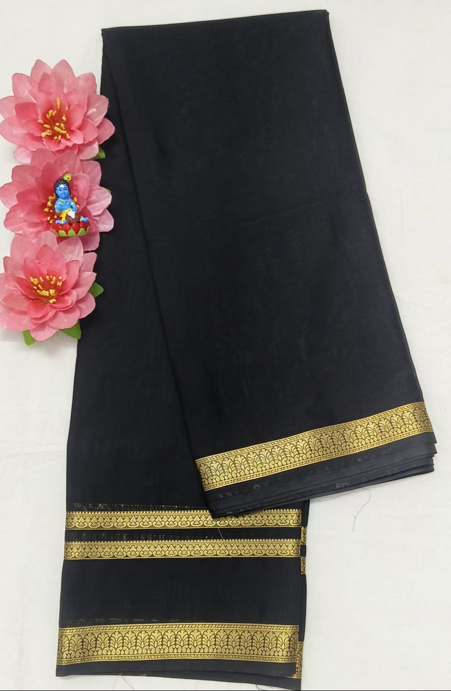 Mysore Semi Crepe Silk Saree