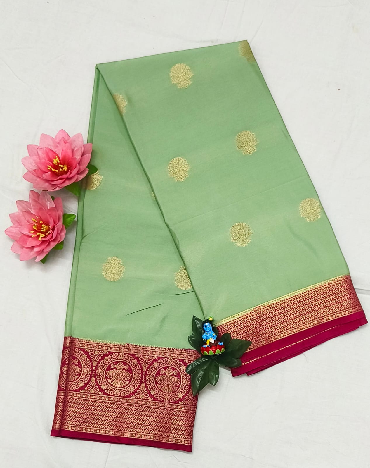 Mysore Crepe Silk Saree
