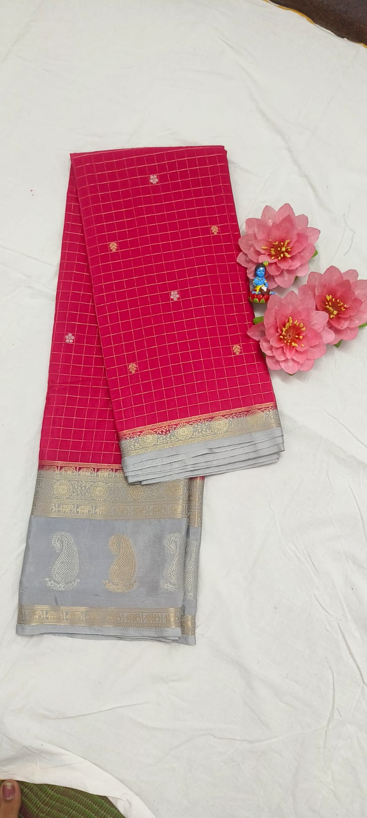 Mysore Semi Crepe Silk Saree