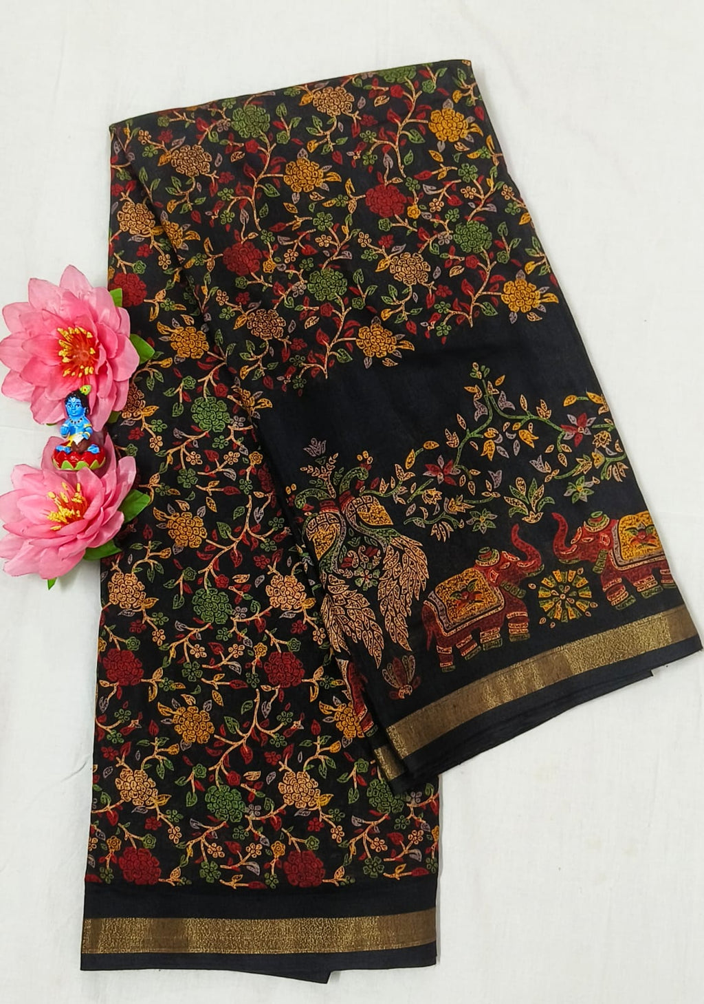 SATIKA VASTRAM Tussar silk Saree
