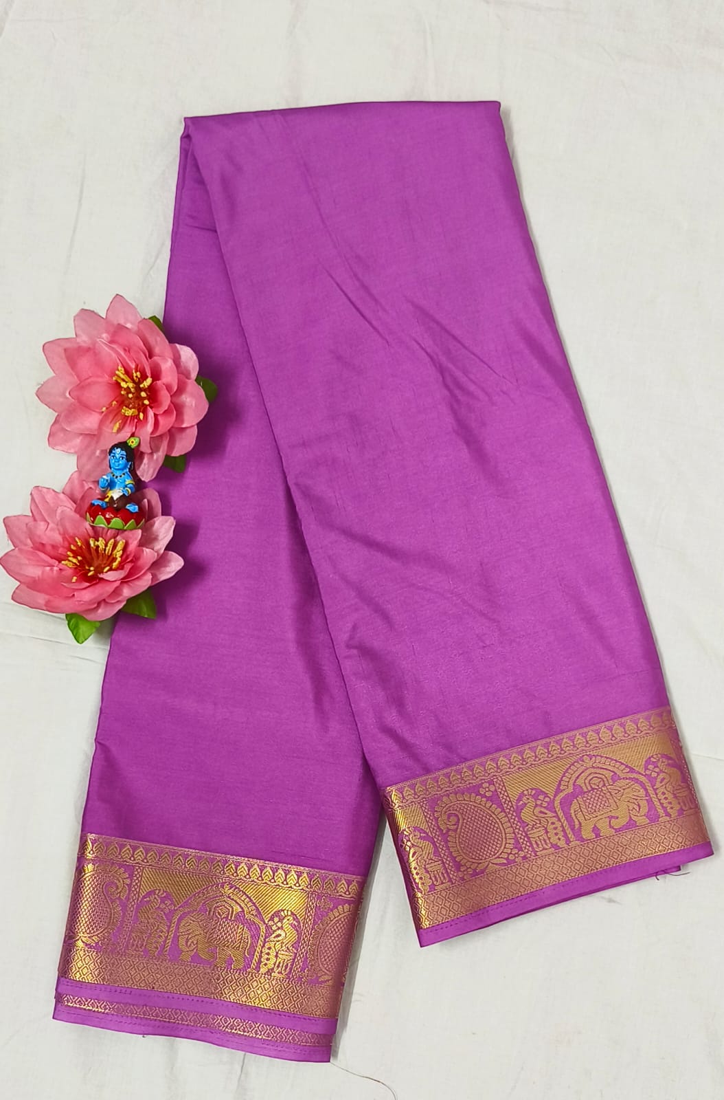 Mysore Semi Crepe Silk Saree
