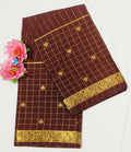 Mysore Crepe Semi Silk Saree