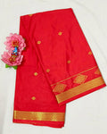 Mysore Crepe Semi Silk Saree