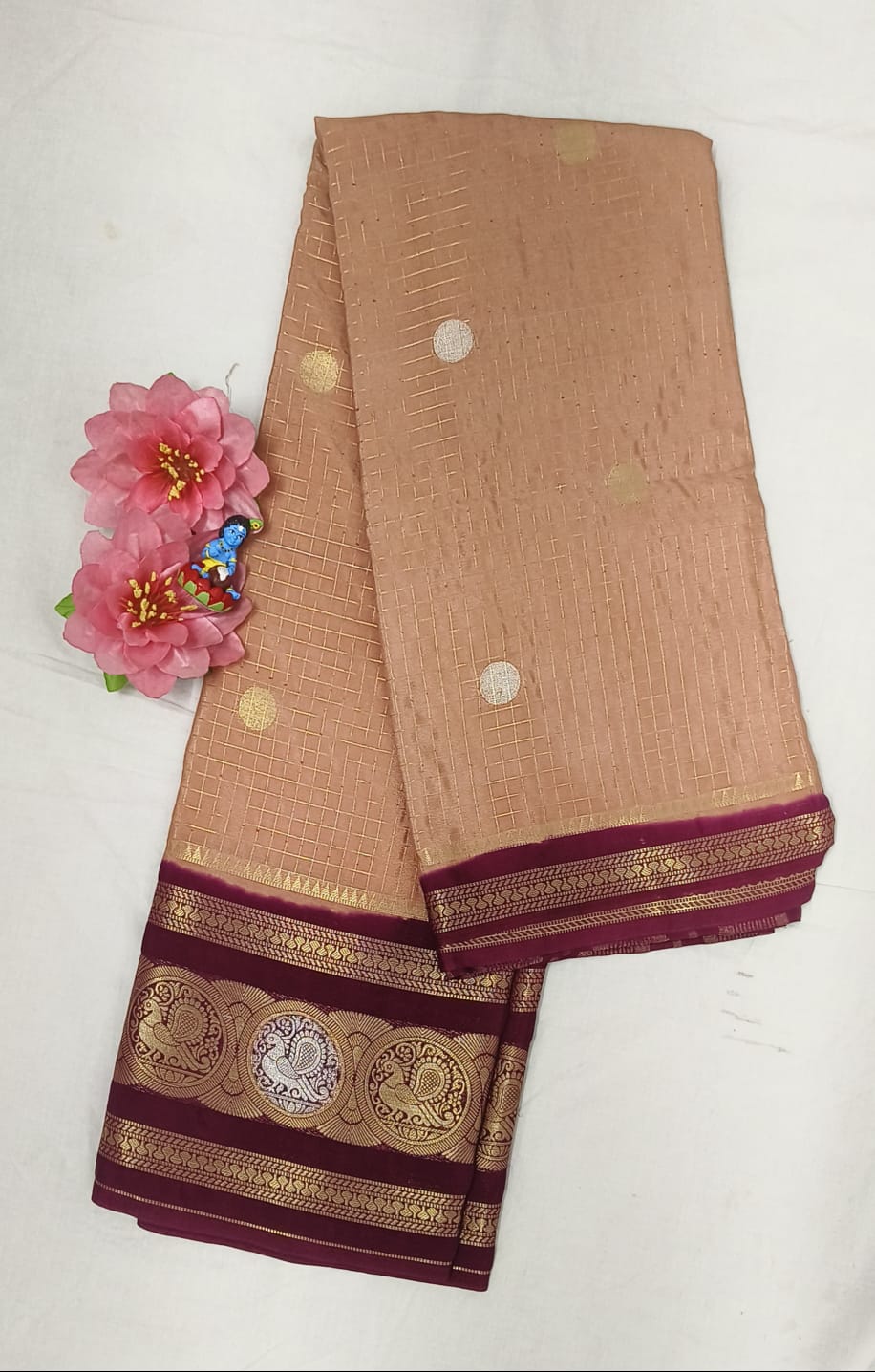 Mysore Crepe Silk Saree