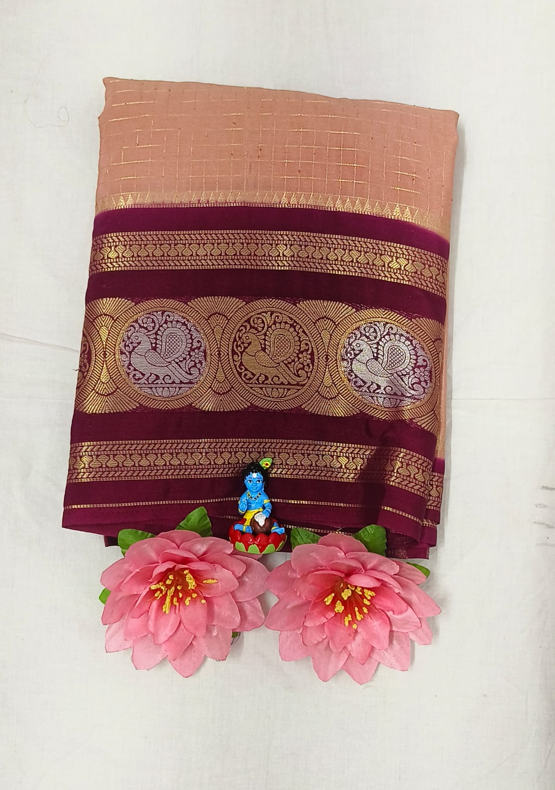 Mysore Crepe Silk Saree