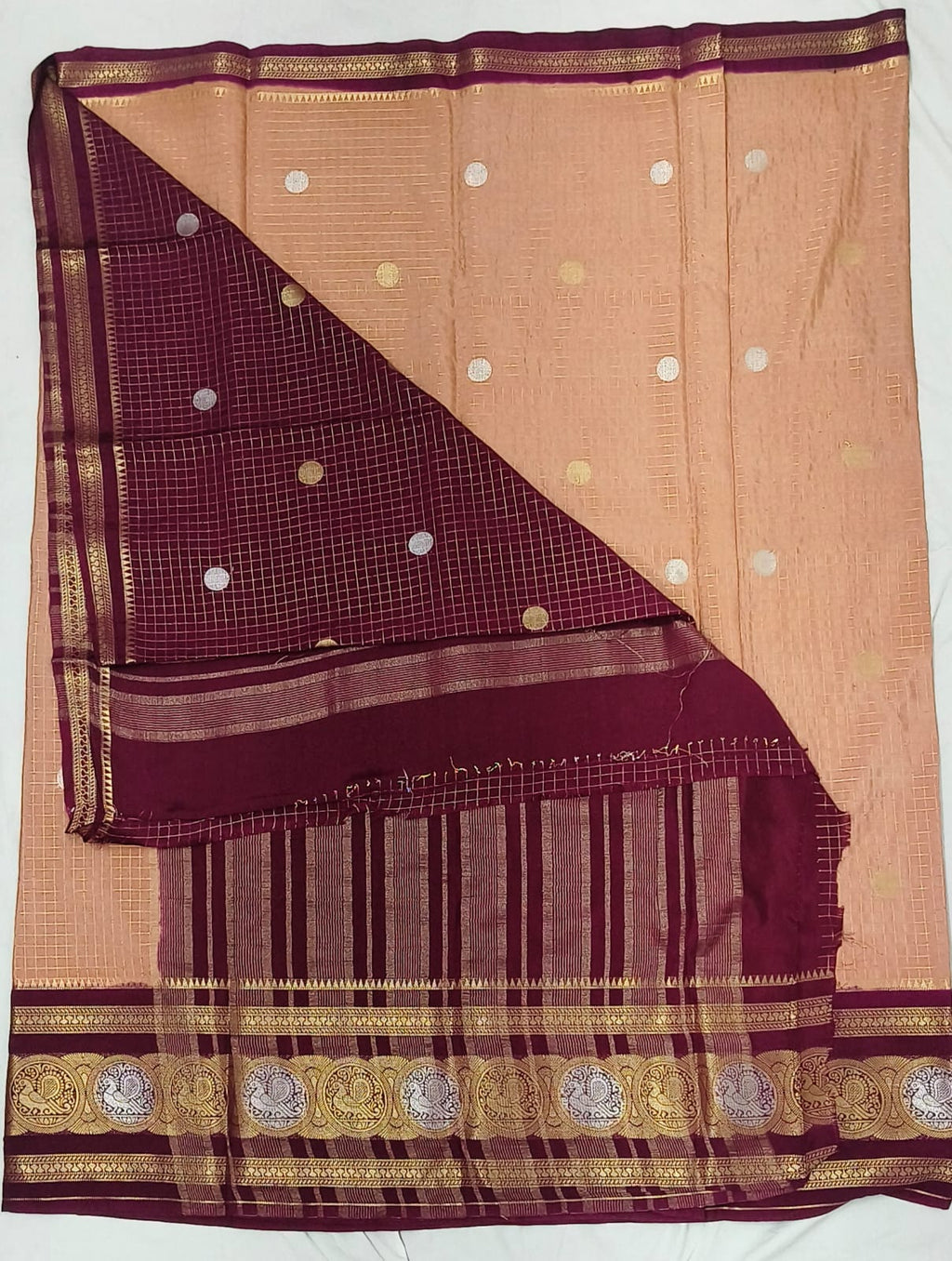 Mysore Crepe Silk Saree