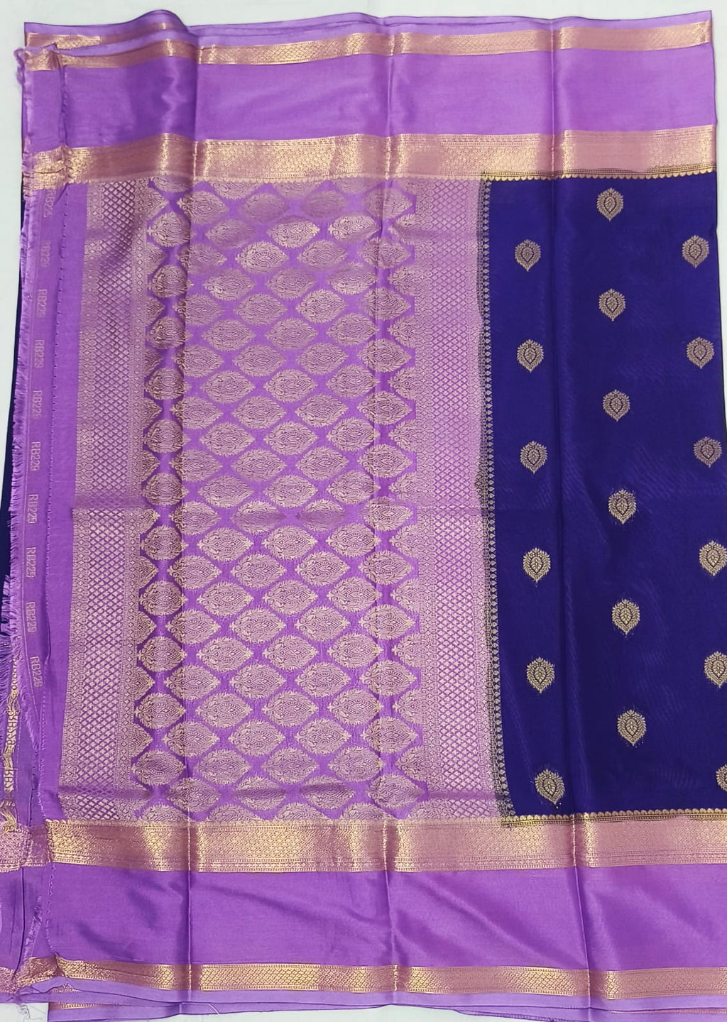 Mysore Crepe Semi Silk Saree