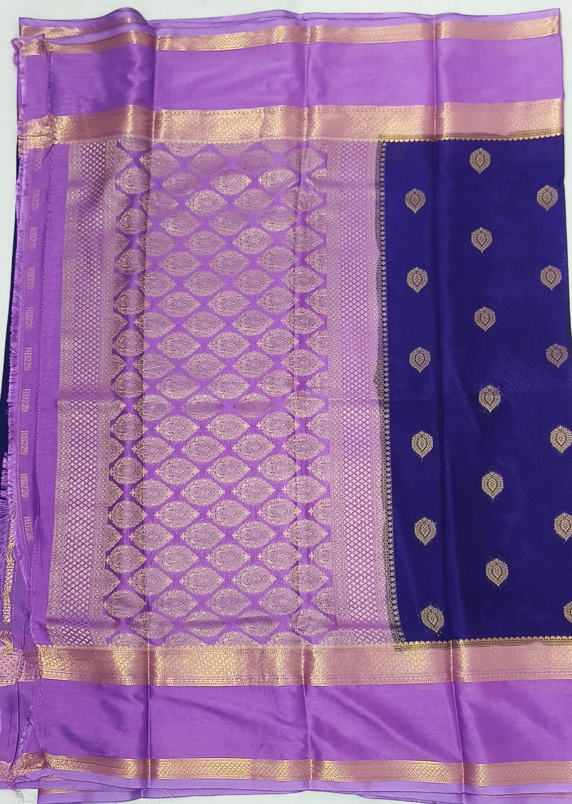 Mysore Crepe Semi Silk Saree