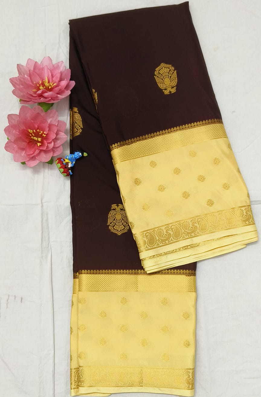 Mysore Crepe Silk Saree