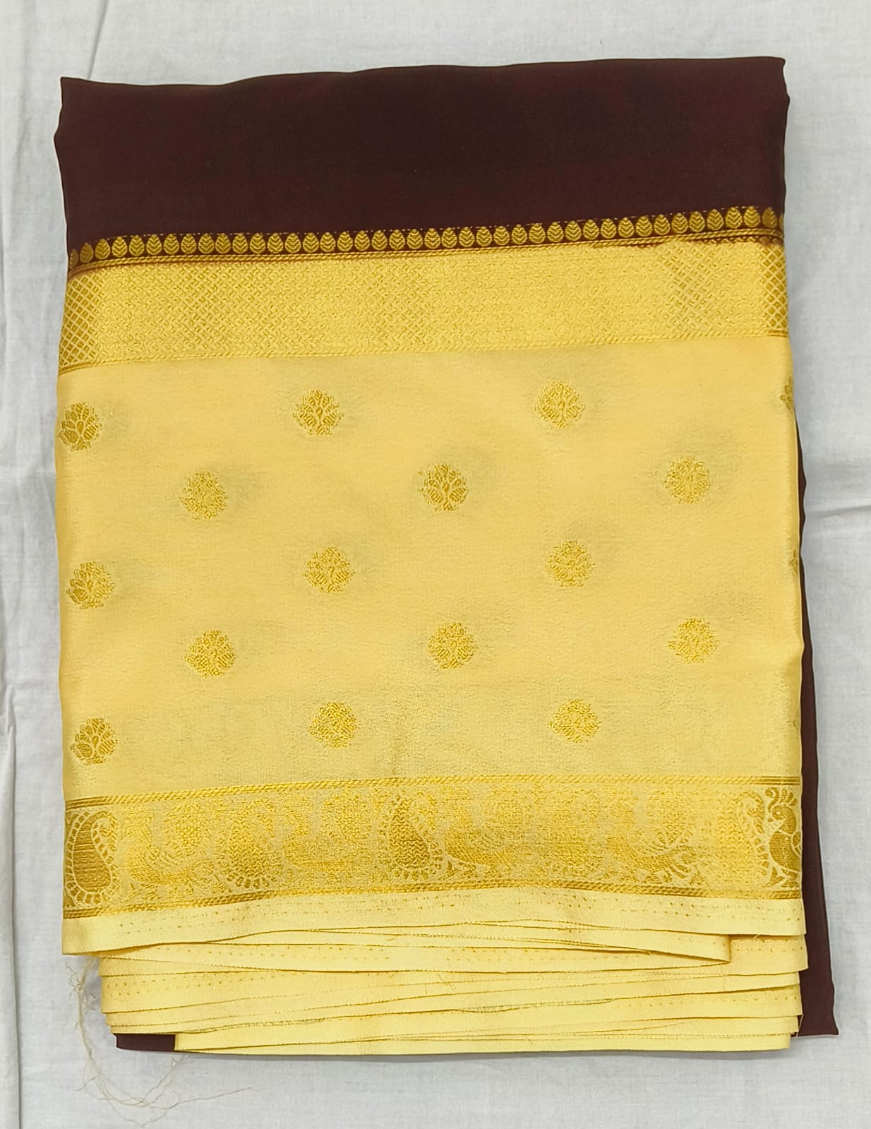 Mysore Crepe Silk Saree