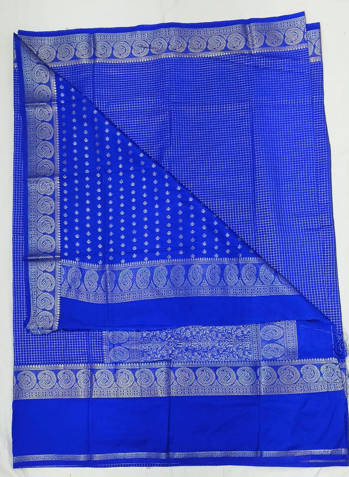 Mysore Crepe Semi Silk Saree