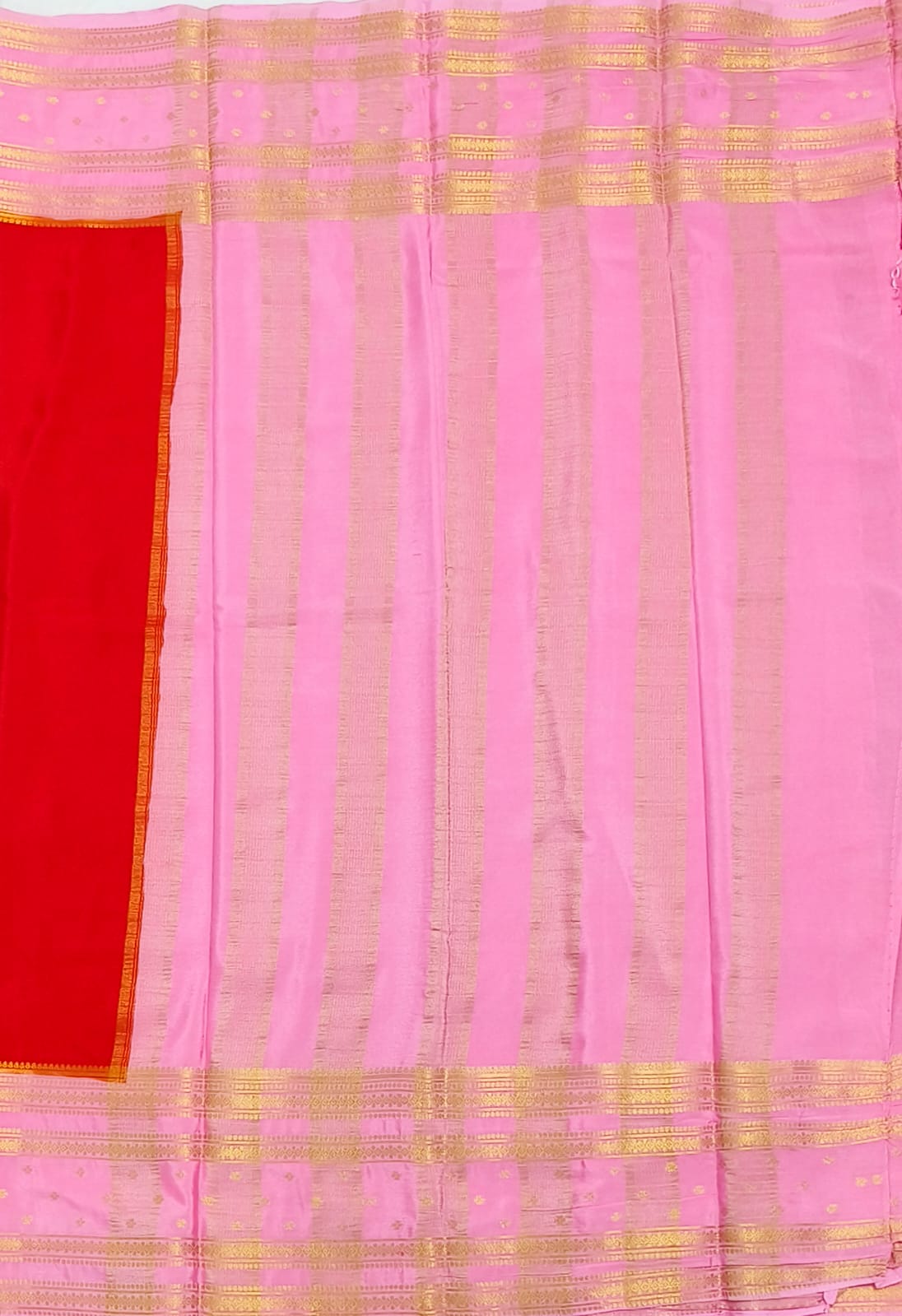 Mysore Crepe Semi Silk Saree