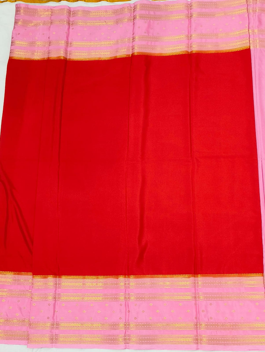 Mysore Crepe Semi Silk Saree