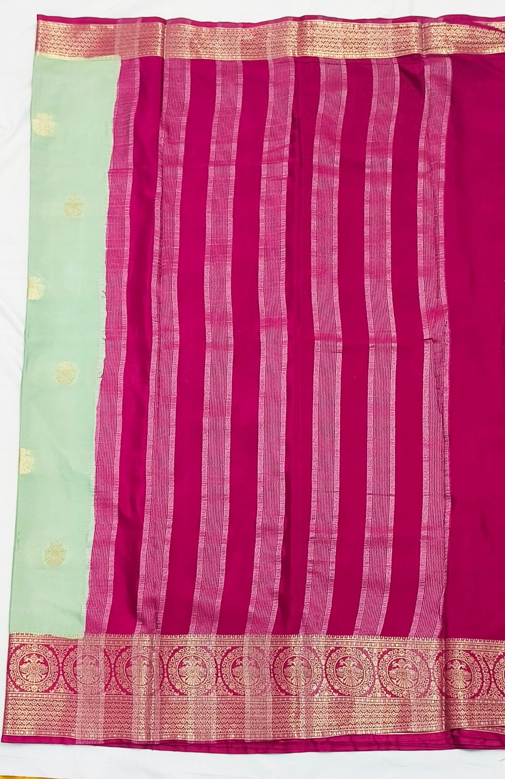 Mysore Crepe Silk Saree