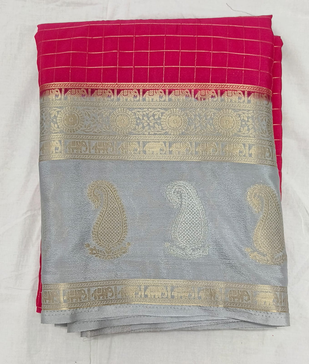 Mysore Semi Crepe Silk Saree