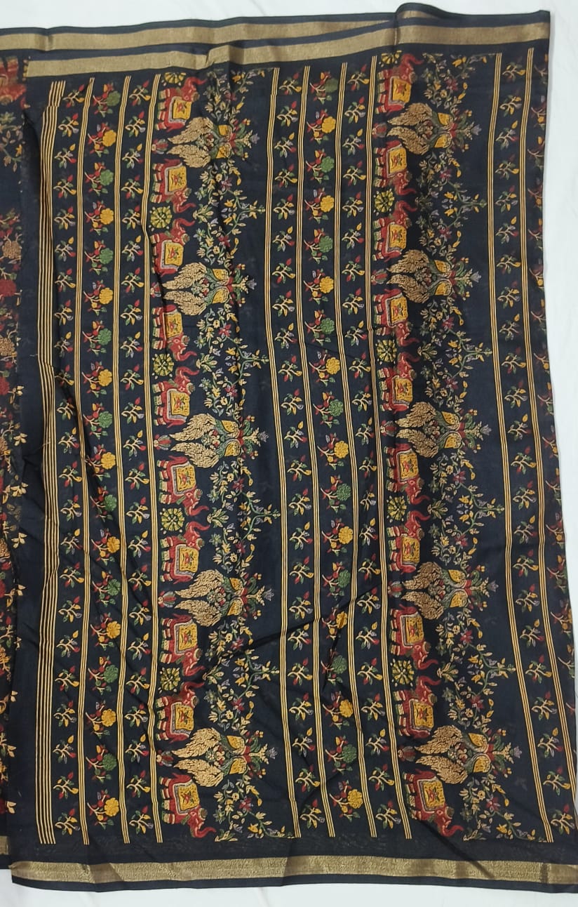 SATIKA VASTRAM Tussar silk Saree