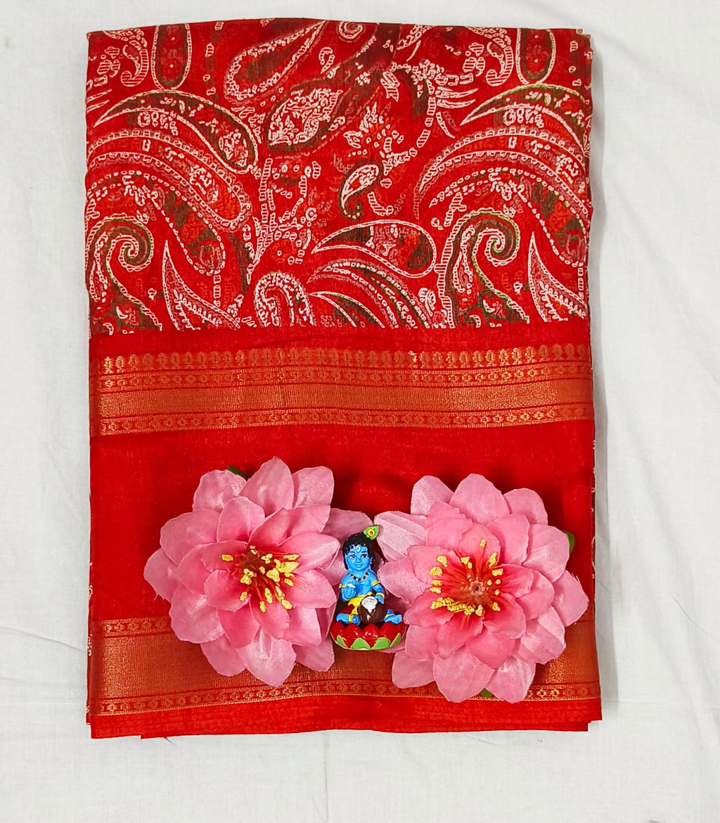 MulMul Cotton Saree