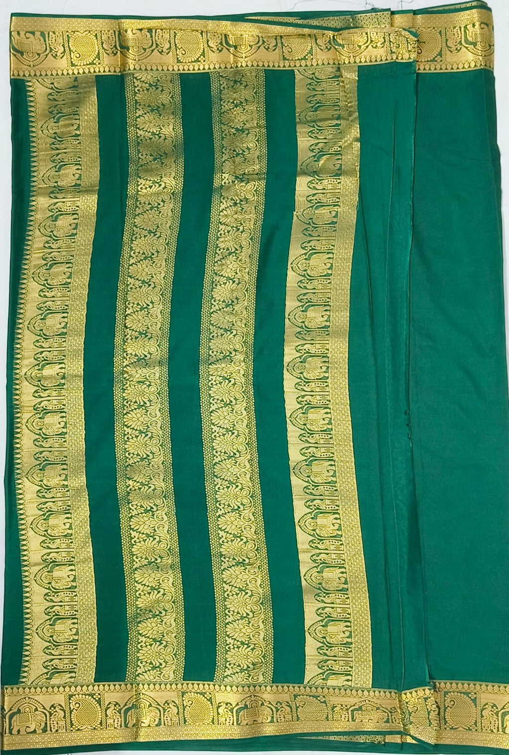 Mysore Crepe Semi Silk Saree