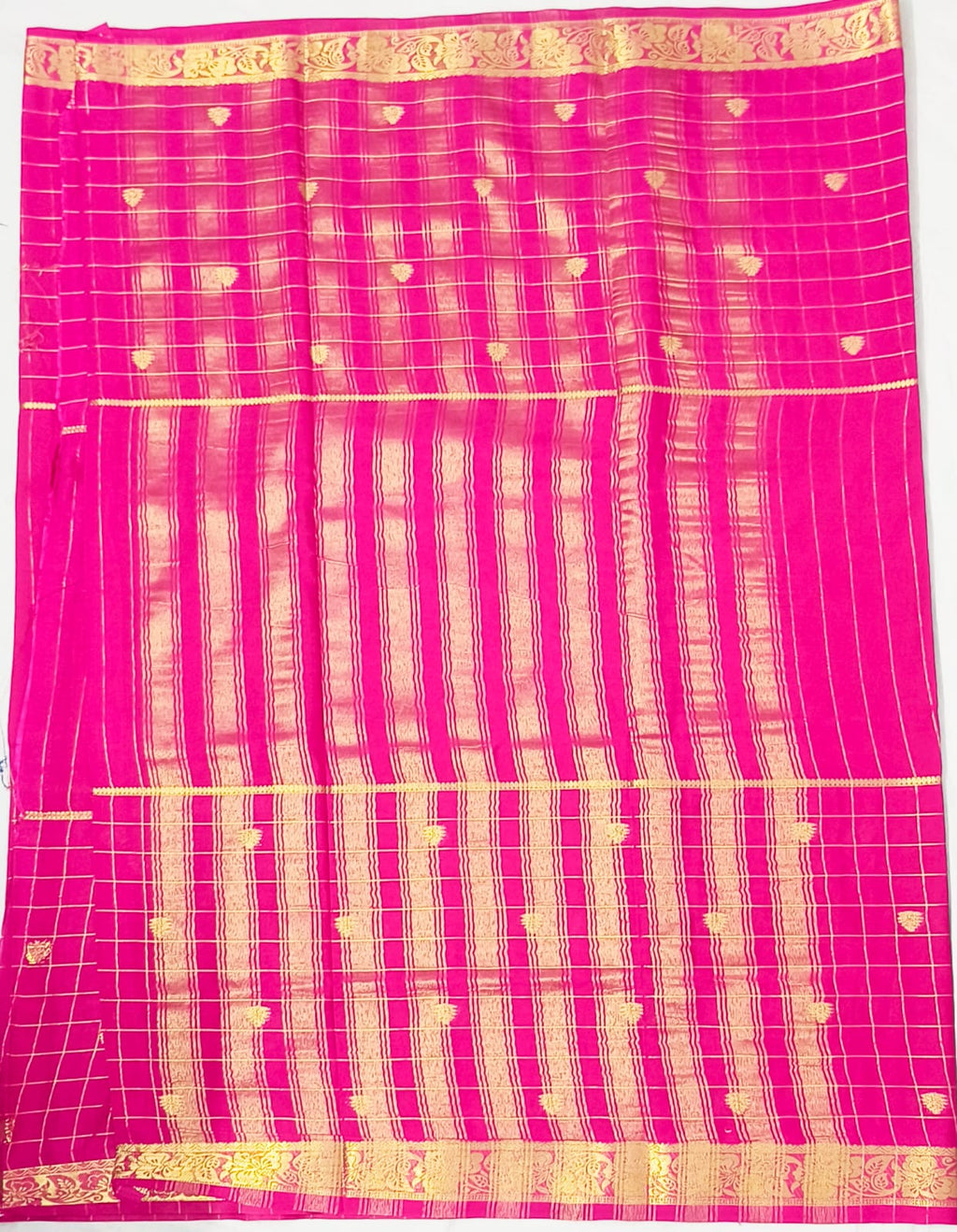 Mysore Crepe Semi Silk saree