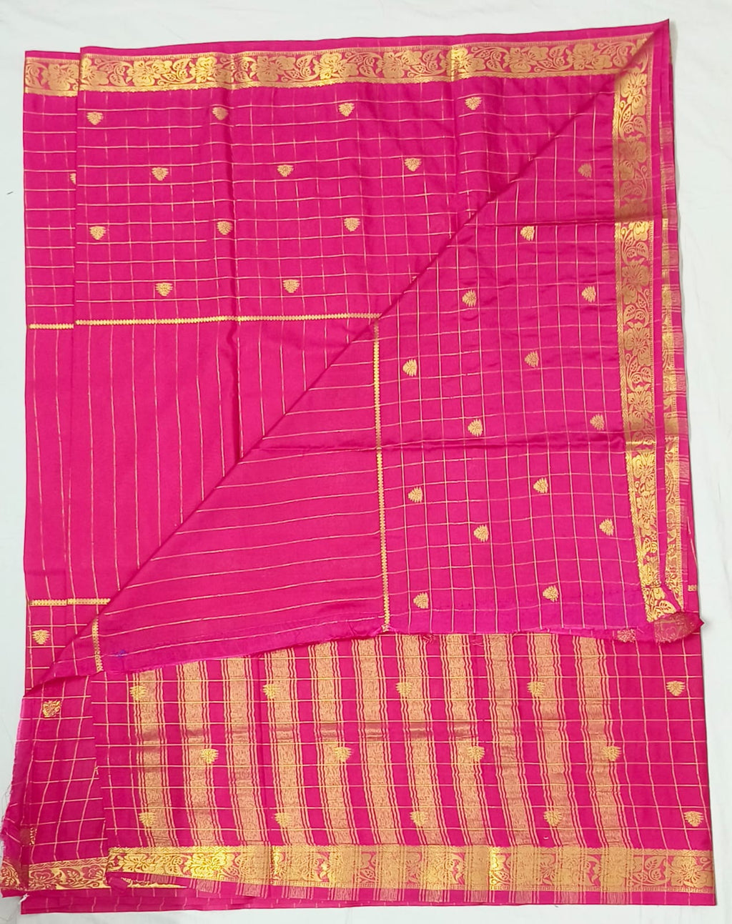 Mysore Crepe Semi Silk saree