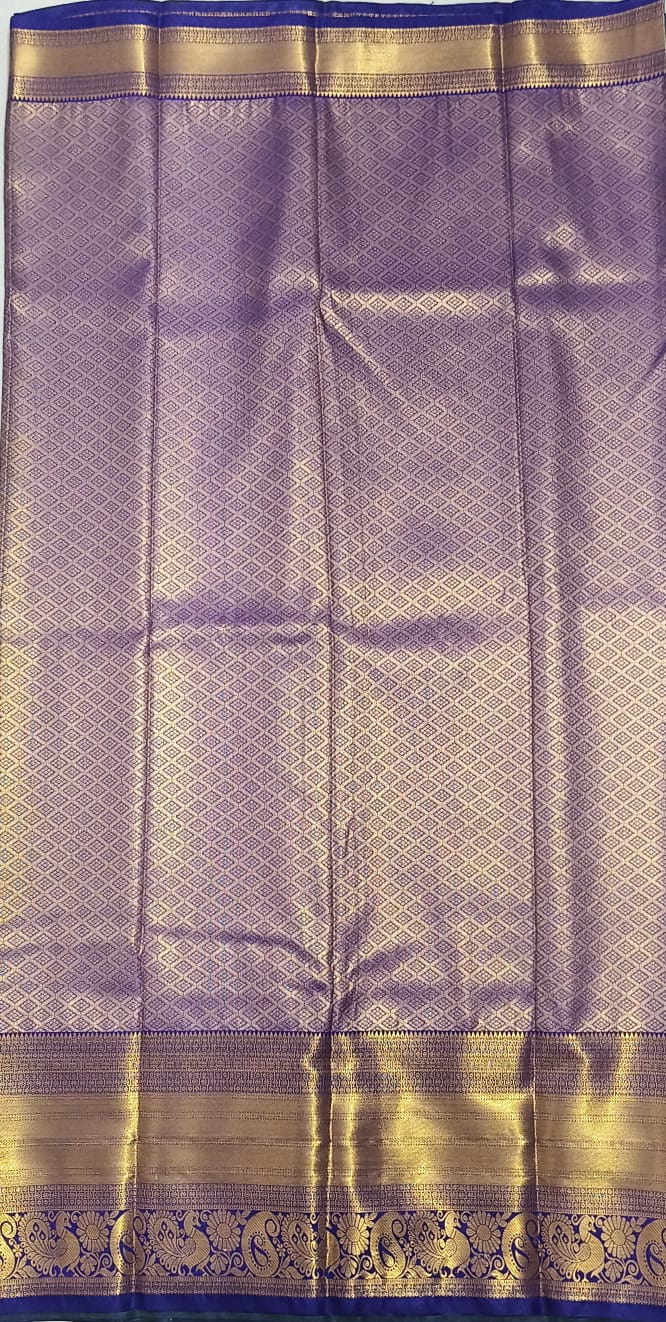 Kanchipuram Style Semi-Silk Saree