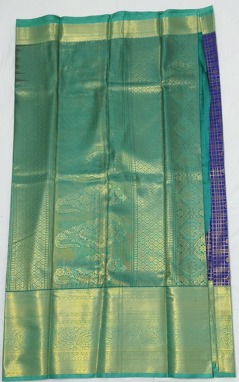 Kanchipuram Style Semi-Silk Saree