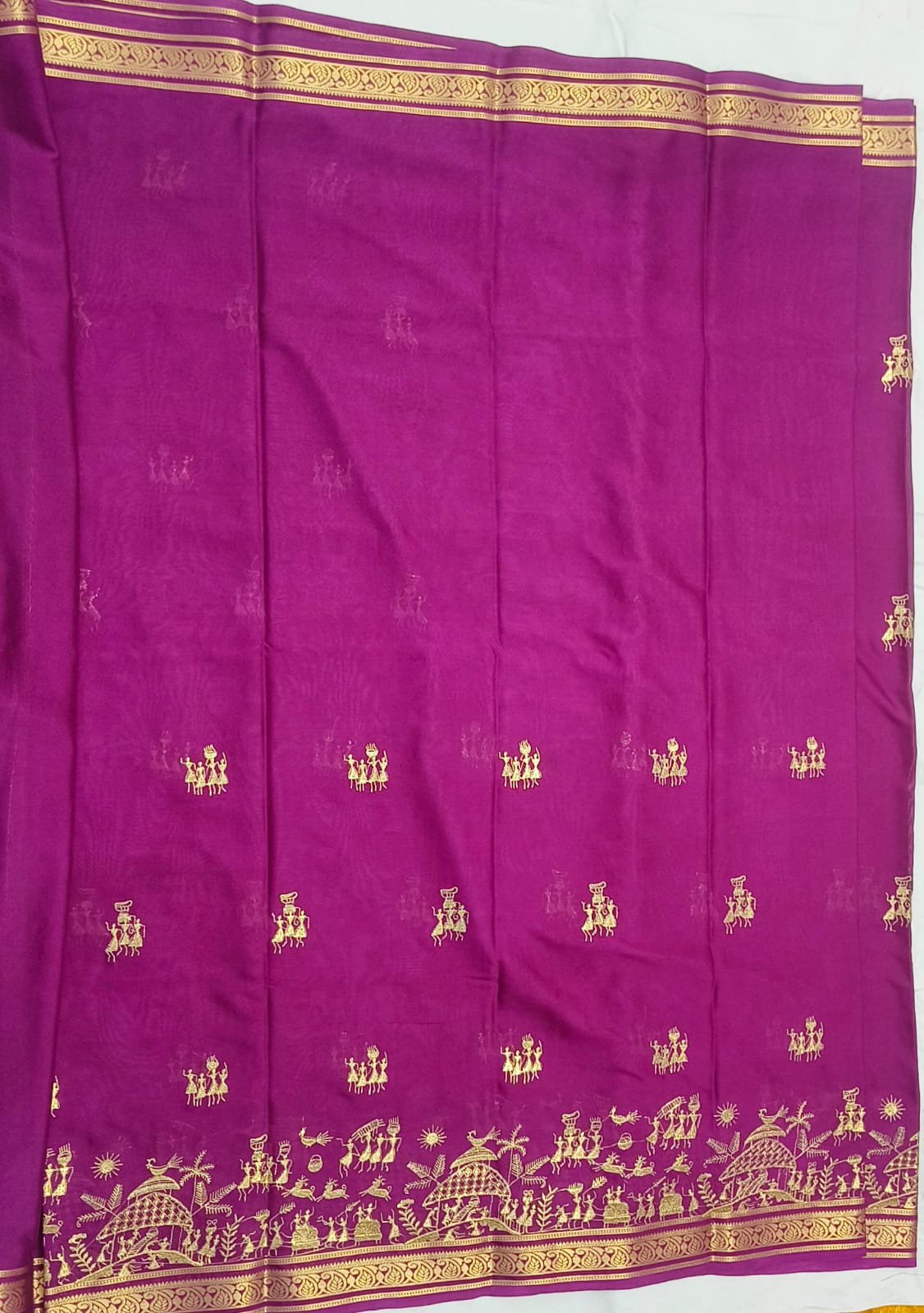 Mysore Crepe Saree